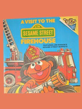 10/$25 A Visit to the Sesame Street Firehouse Vintage Please Read To Me